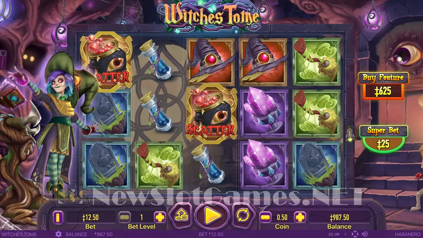 Game Slot Witches Tome